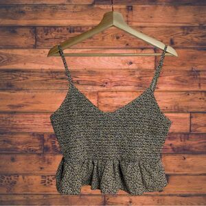 5 for $25🔥Sky & Sparrow Floral Cropped Tank Top XXL